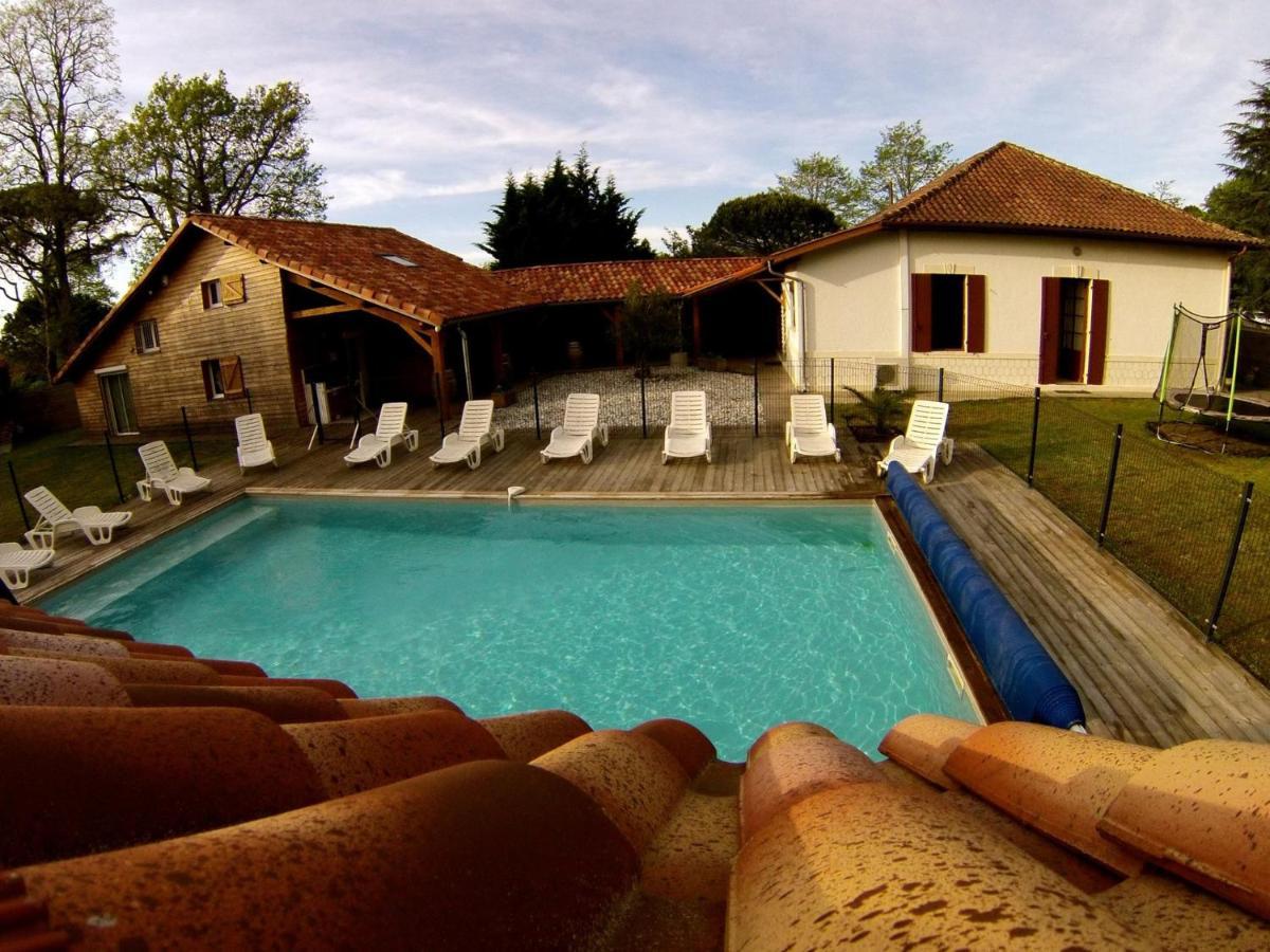 Ensemble De 3 Villas Avec Piscine Chauffee, Esprit Detente Sanguinet Exteriör bild