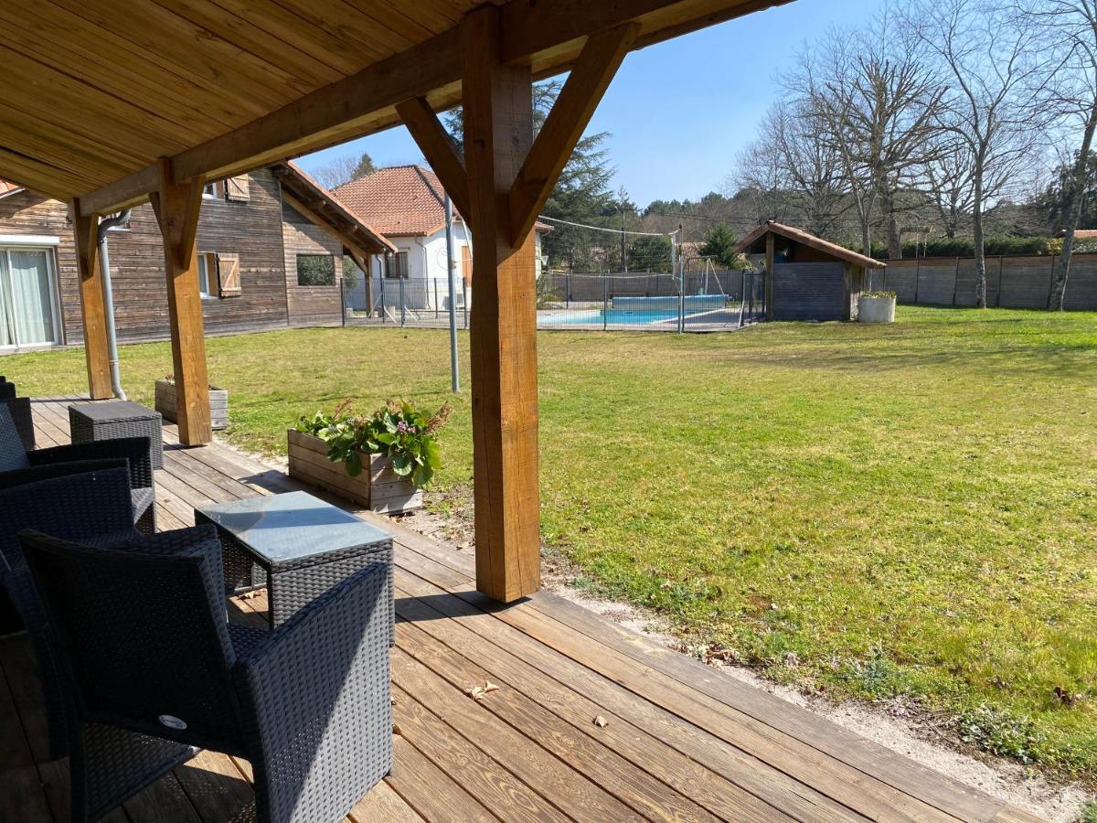 Ensemble De 3 Villas Avec Piscine Chauffee, Esprit Detente Sanguinet Exteriör bild